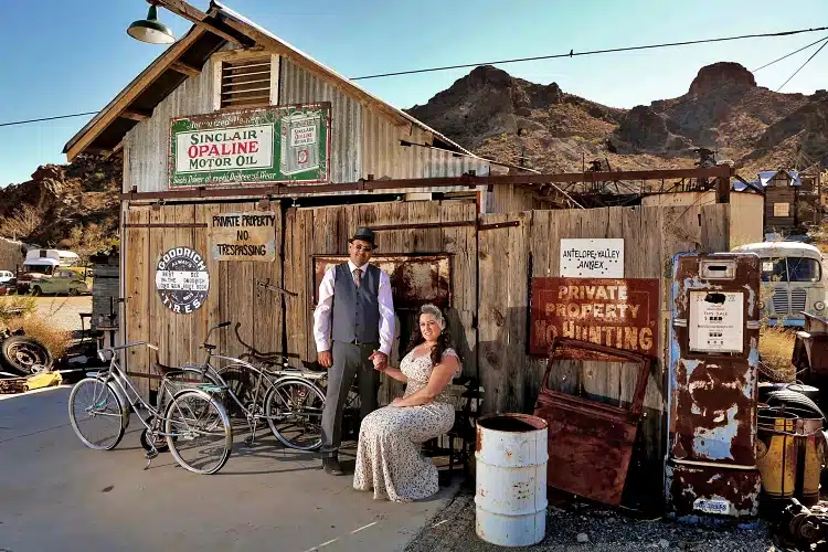 Casamento cidade fantasma Las Vegas