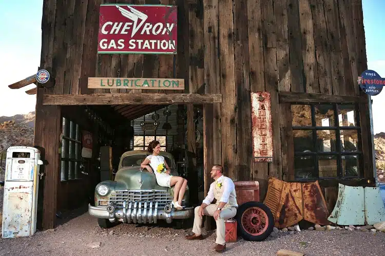 Casamento cidade fantasma Las Vegas