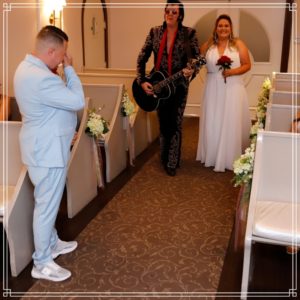 Casamento em Las Vegas Elvis Prata