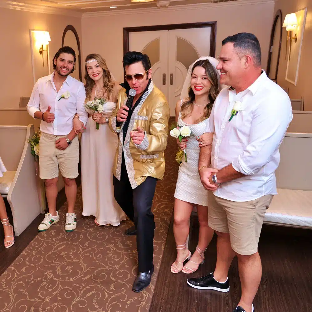 Casamento coletivo elvis las vegas